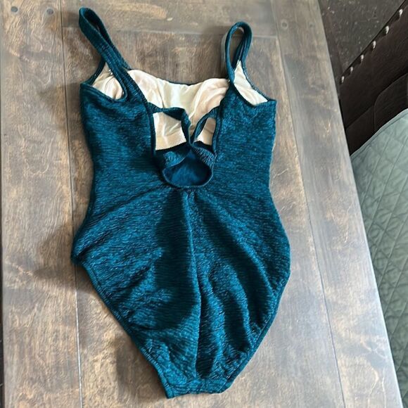 Mainstream Vintage 80s Swimsuit One Piece
Women's Teal Green Swimwear Sz-14 - Picture 11 of 12